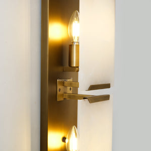 Harllow Calcite Triple Wall Sconce 6” - Zonesus
