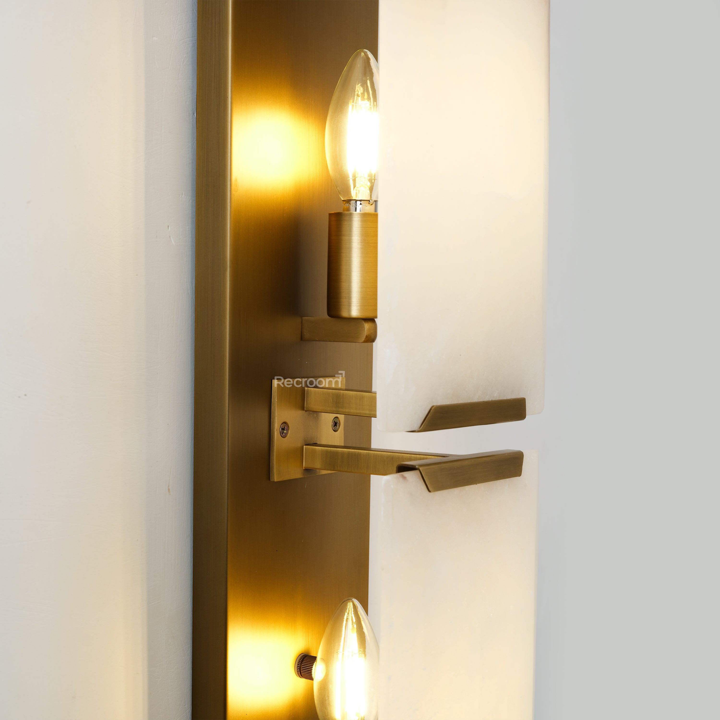 Harllow Calcite Triple Wall Sconce 6” - Zonesus