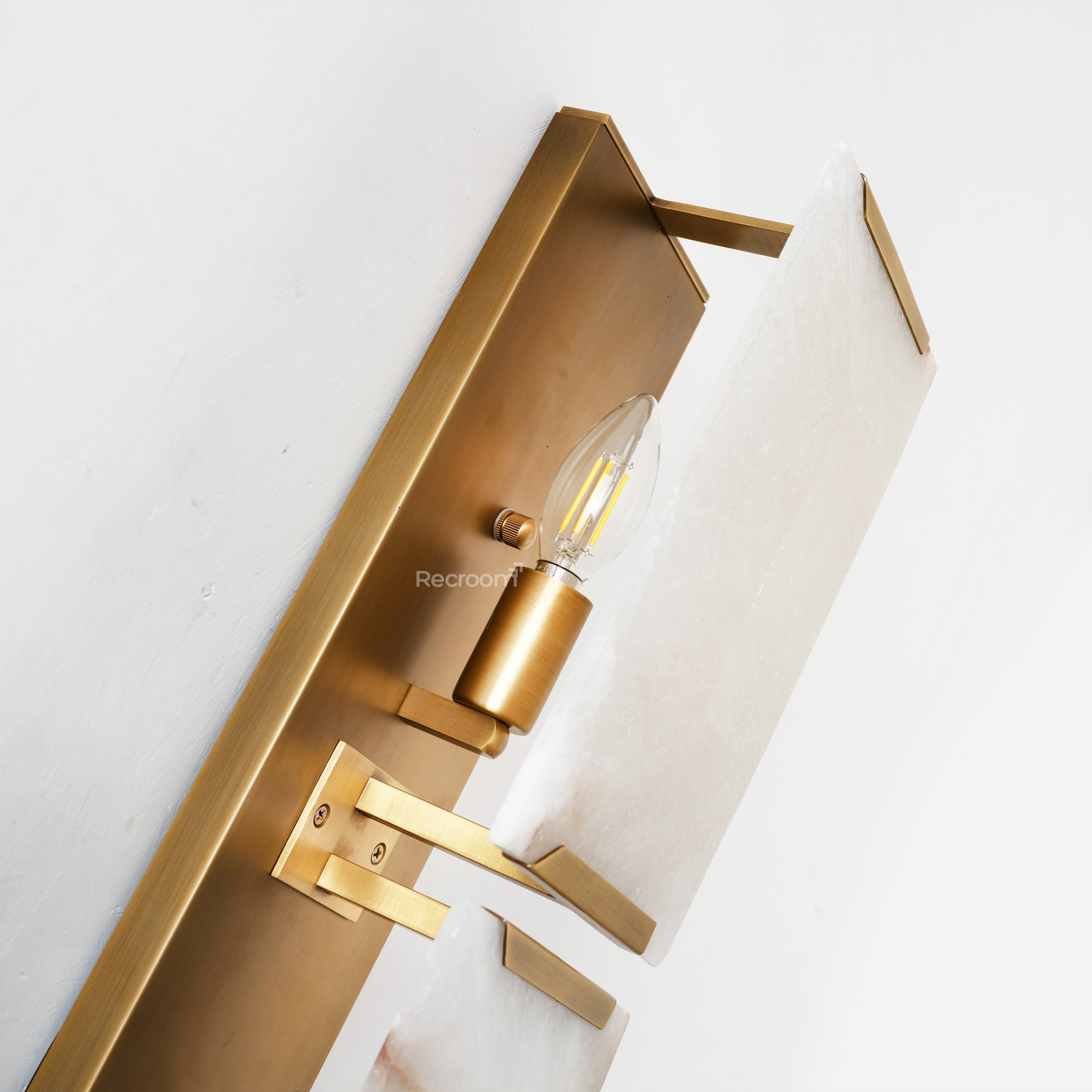 Harllow Calcite Triple Wall Sconce 6” - Zonesus