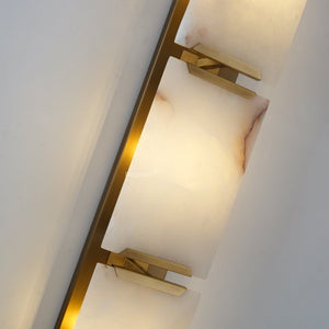 Harllow Calcite Triple Wall Sconce 6” - Zonesus