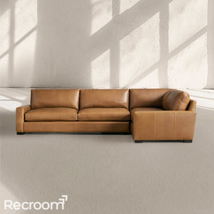 Rellington Leather Two-Piece Sectional - Zonesus