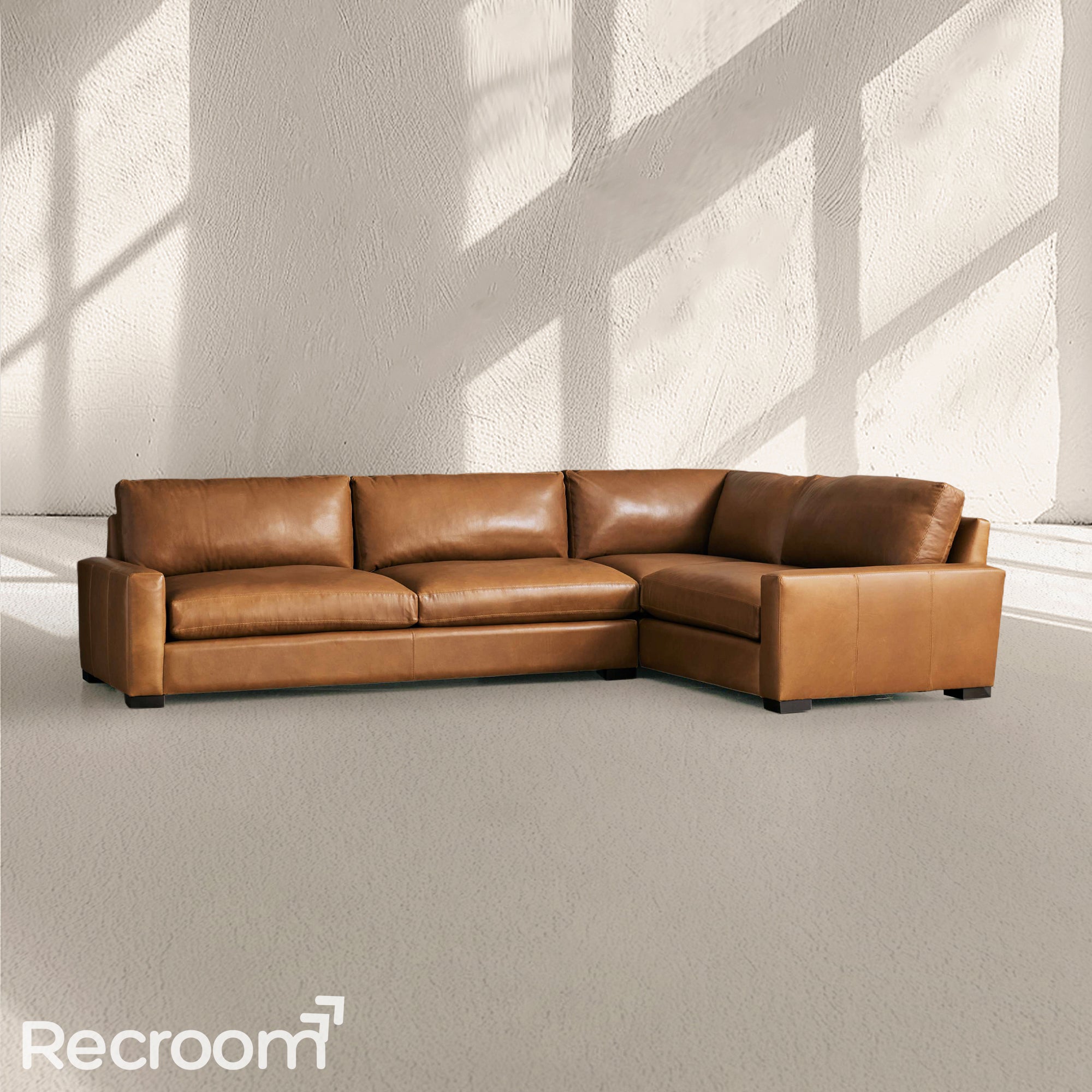 Rellington Leather Two-Piece Sectional - Zonesus