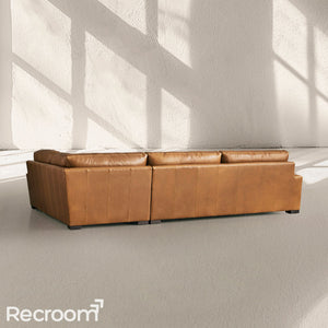 Rellington Leather Two-Piece Sectional - Zonesus