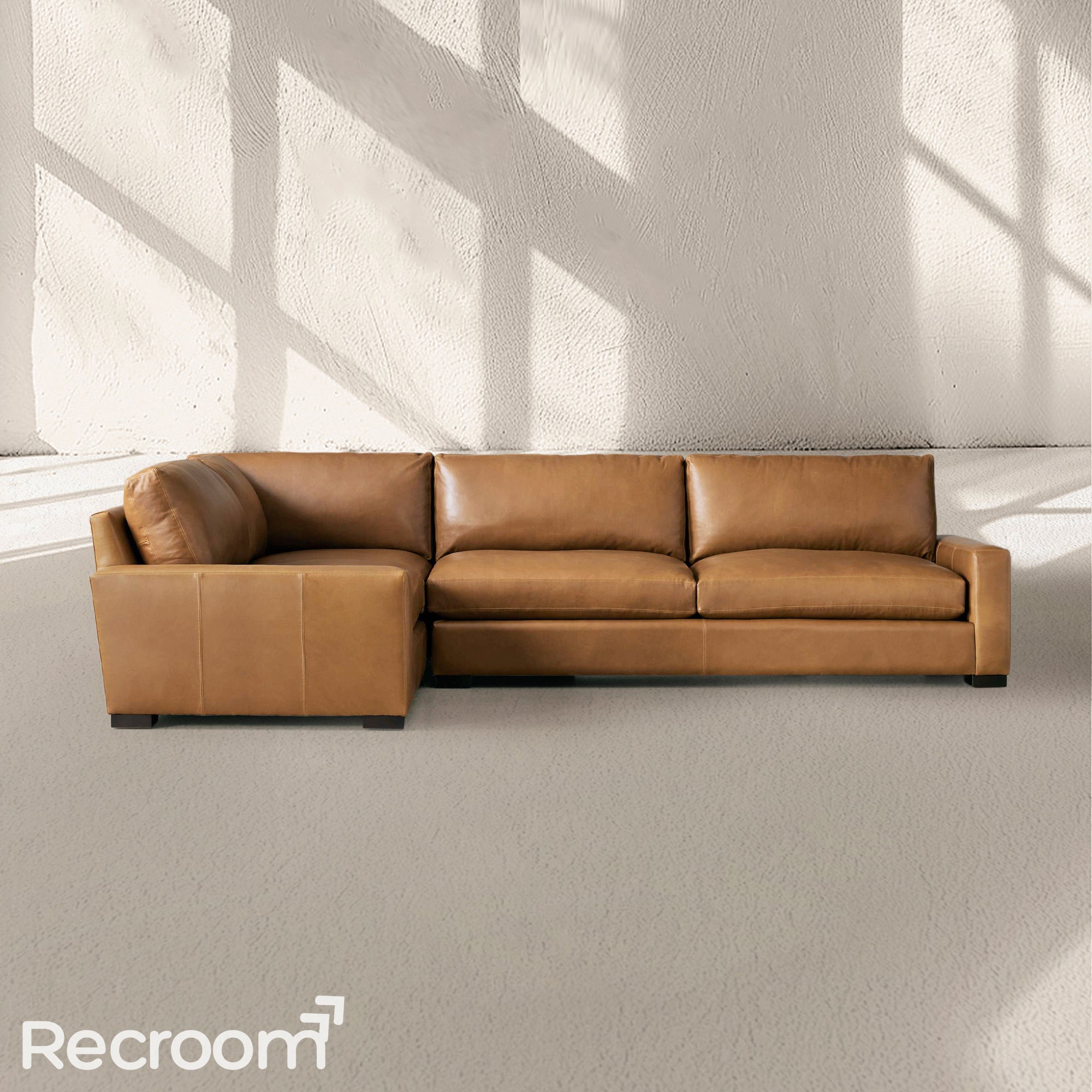 Rellington Leather Two-Piece Sectional - Zonesus