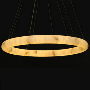 Rivager Lisse Two-Tiered Round Chandelier 61" - Zonesus