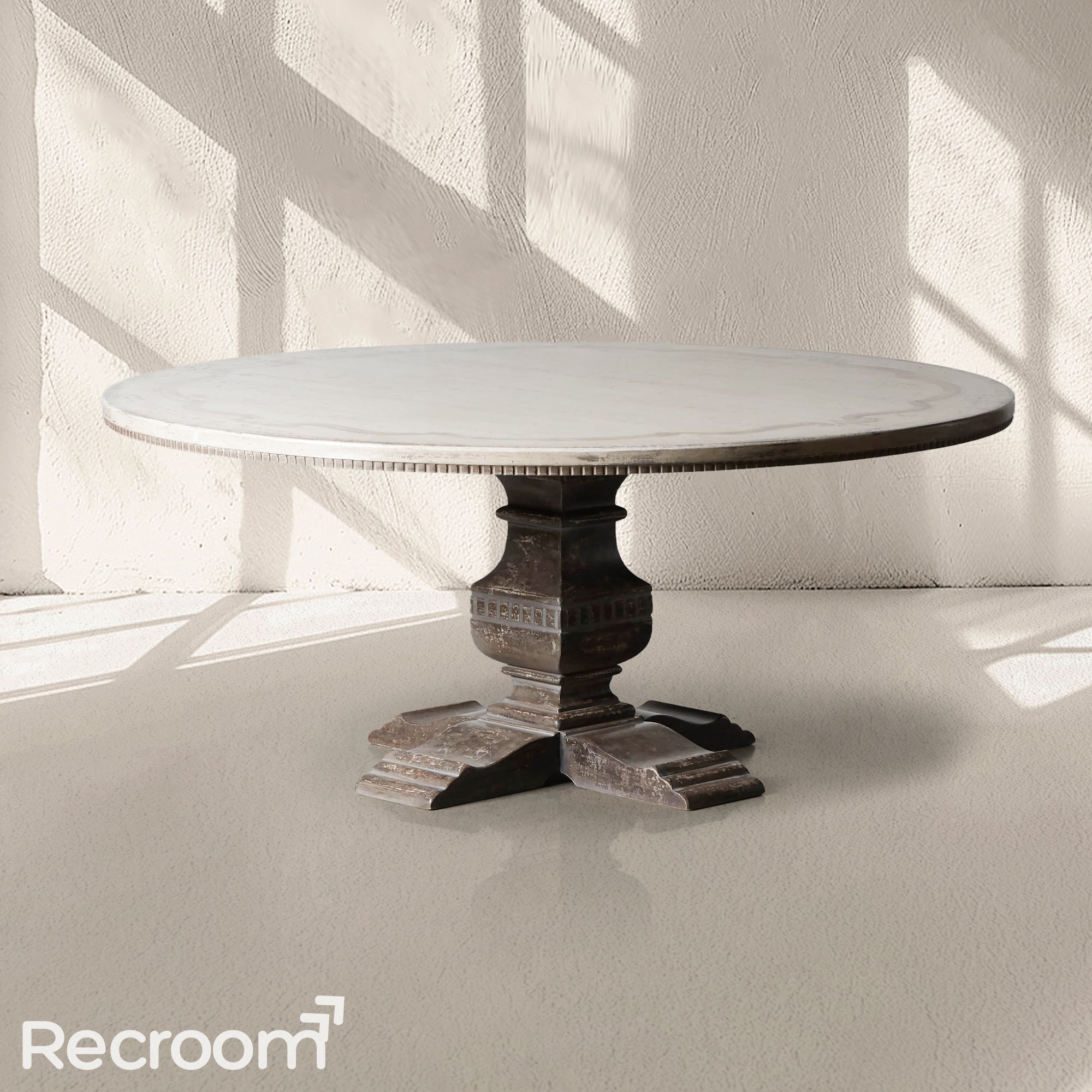 Cere Ribbon Bell'Arte Round Dining Table - Zonesus