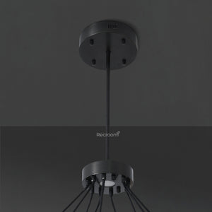 Eclitant Two-Tier Round Chandelier 60" - Zonesus