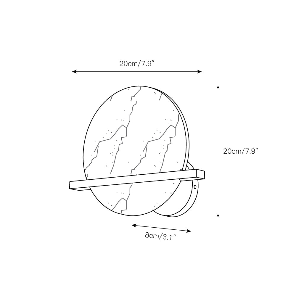 Savion Alabaster Wall Lamp - Zonesus