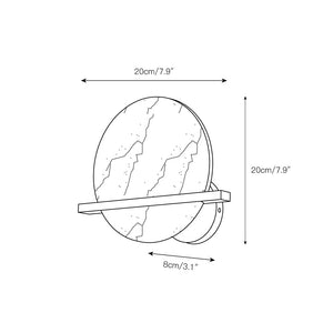 Savion Alabaster Wall Lamp - Zonesus
