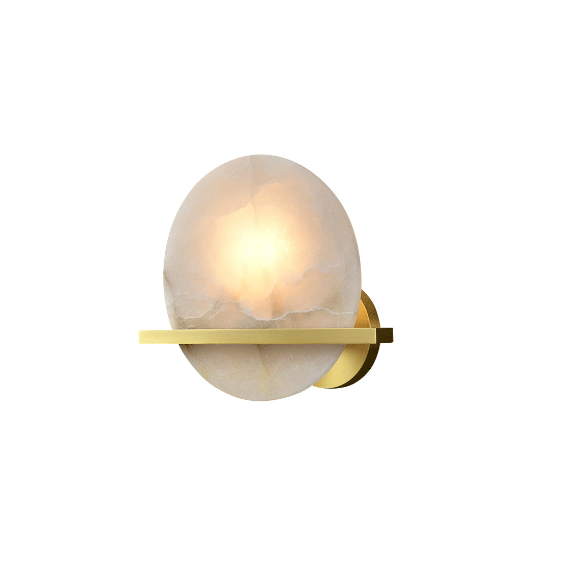 Savion Alabaster Wall Lamp - Zonesus