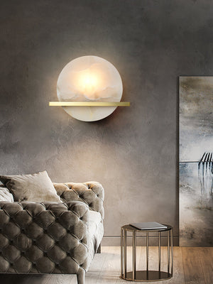 Savion Alabaster Wall Lamp - Zonesus