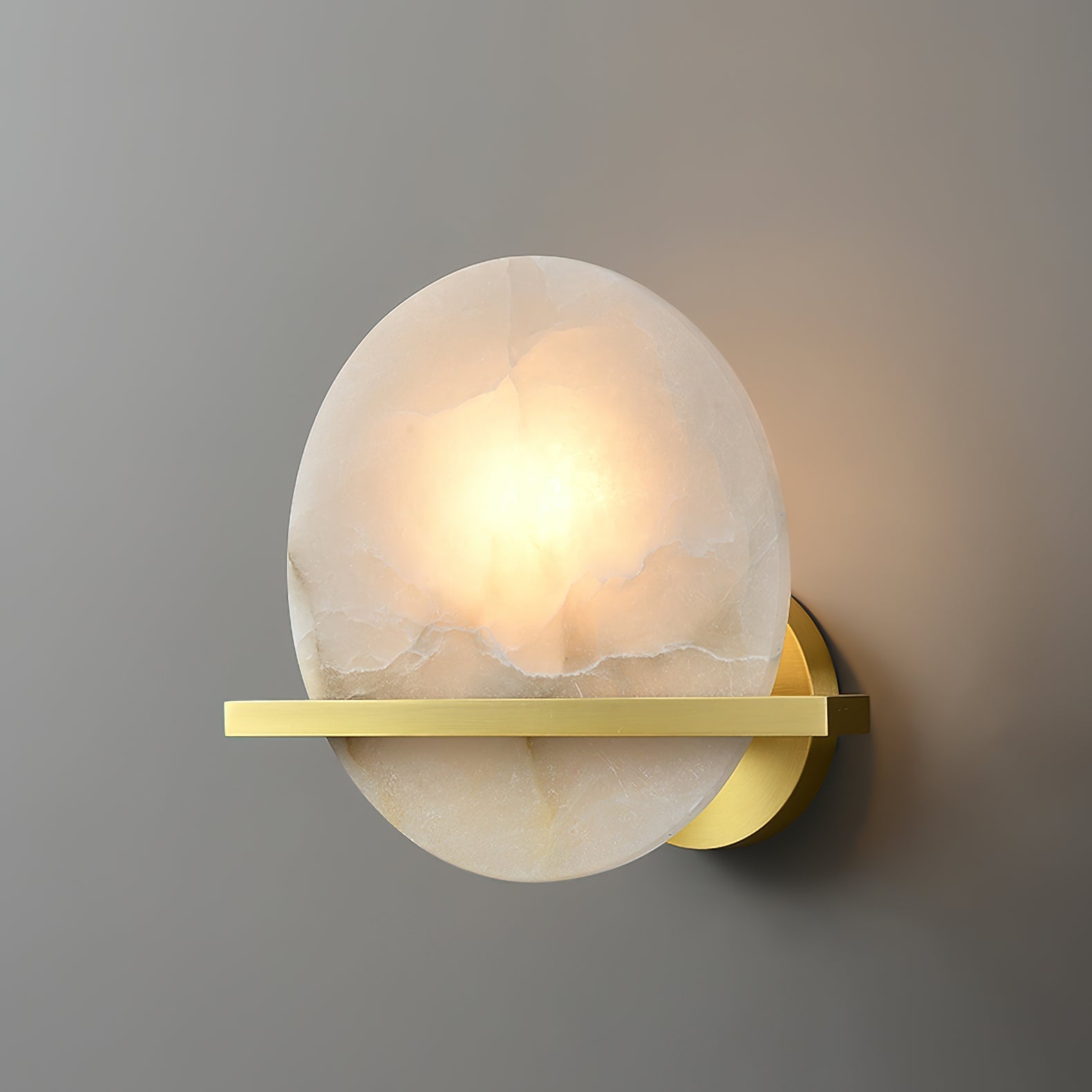 Savion Alabaster Wall Lamp - Zonesus
