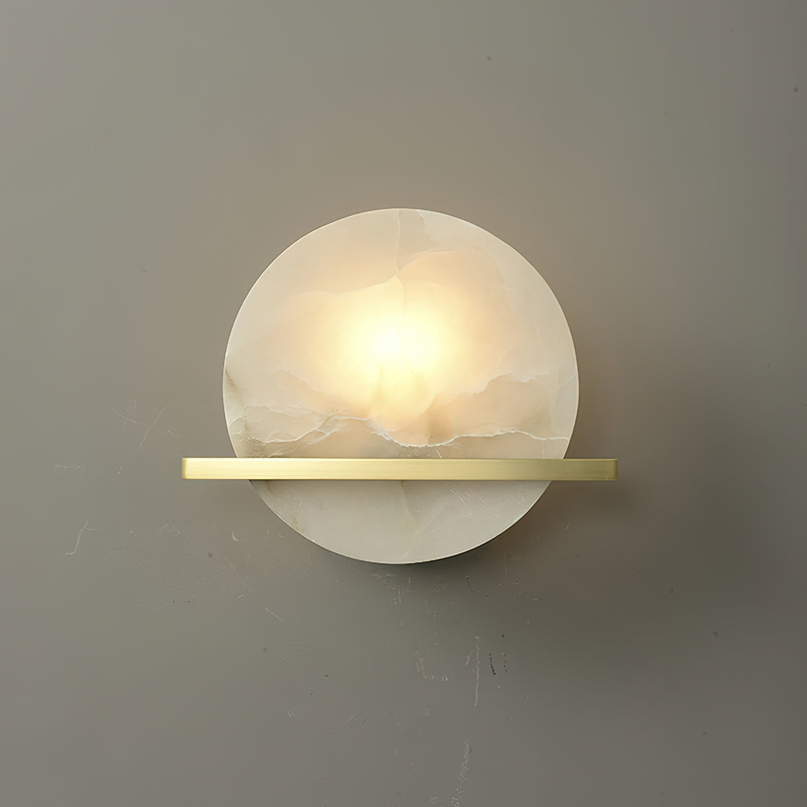 Savion Alabaster Wall Lamp - Zonesus