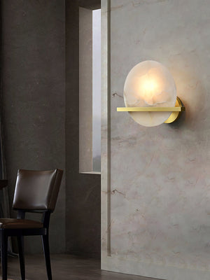 Savion Alabaster Wall Lamp - Zonesus