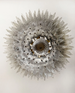 Murano Chandelier – Palmette – 163 glasses – Smoked - Zonesus