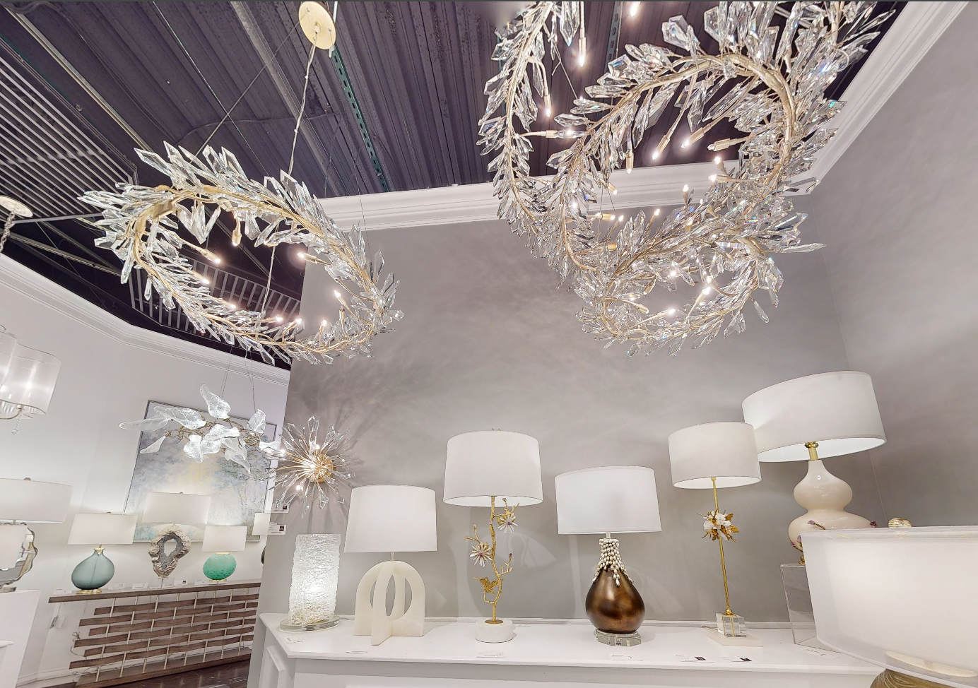 Kotta Twelve-Light Cut-Crystal Pendant Chandelier AJC-9281 - Zonesus