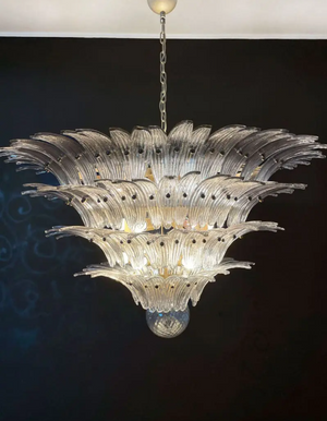 Murano Chandelier – Palmette – 163 glasses – Smoked - Zonesus