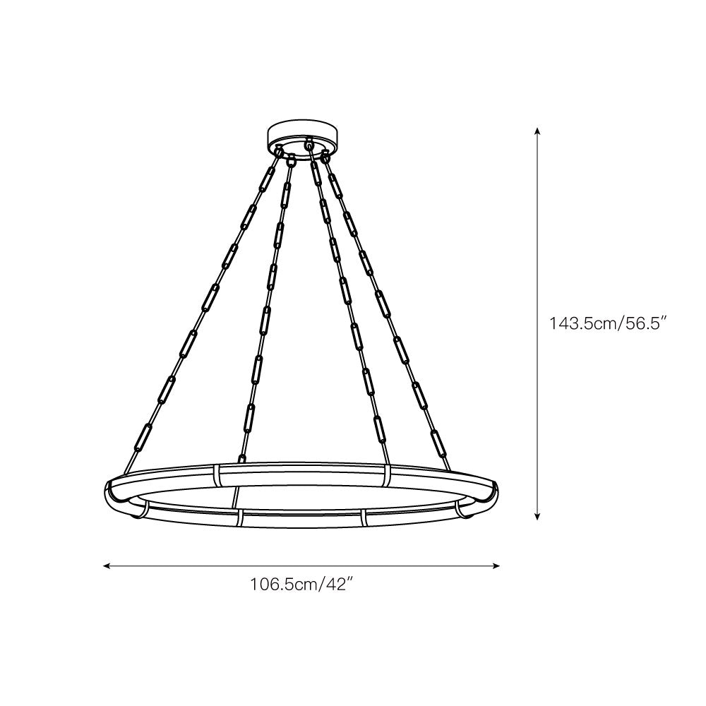 Sennett Alabaster Chandelier - Zonesus
