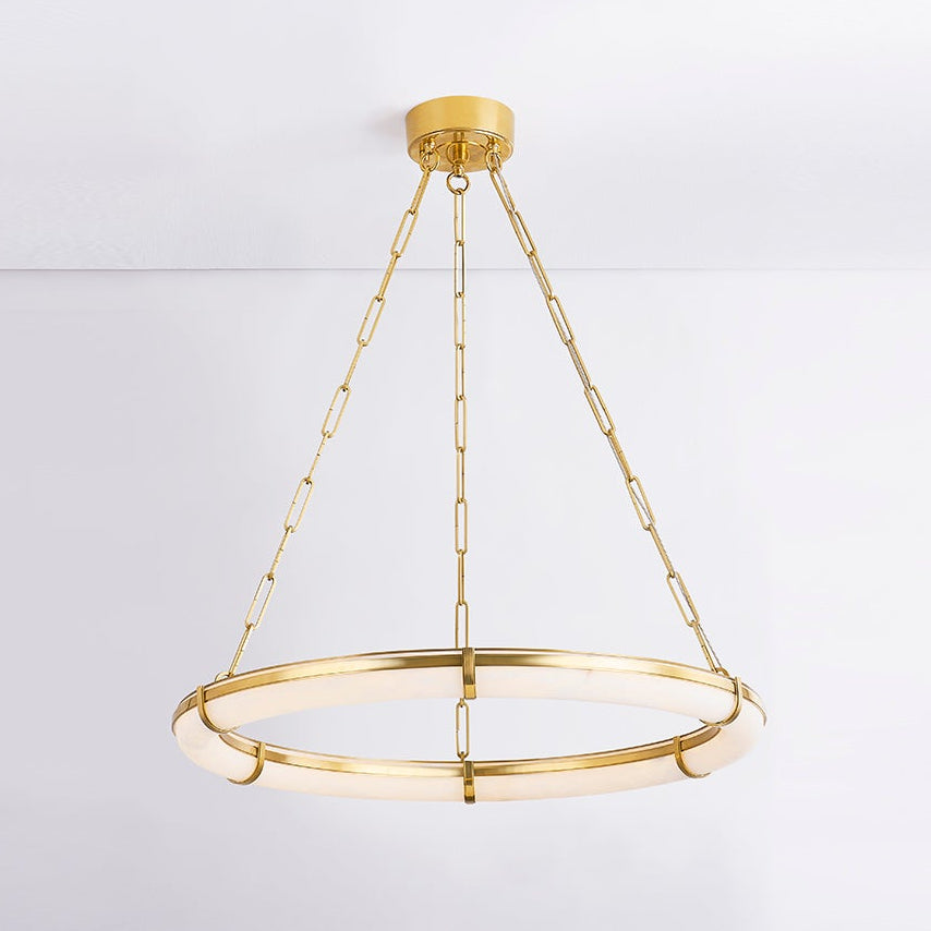 Sennett Alabaster Chandelier - Zonesus