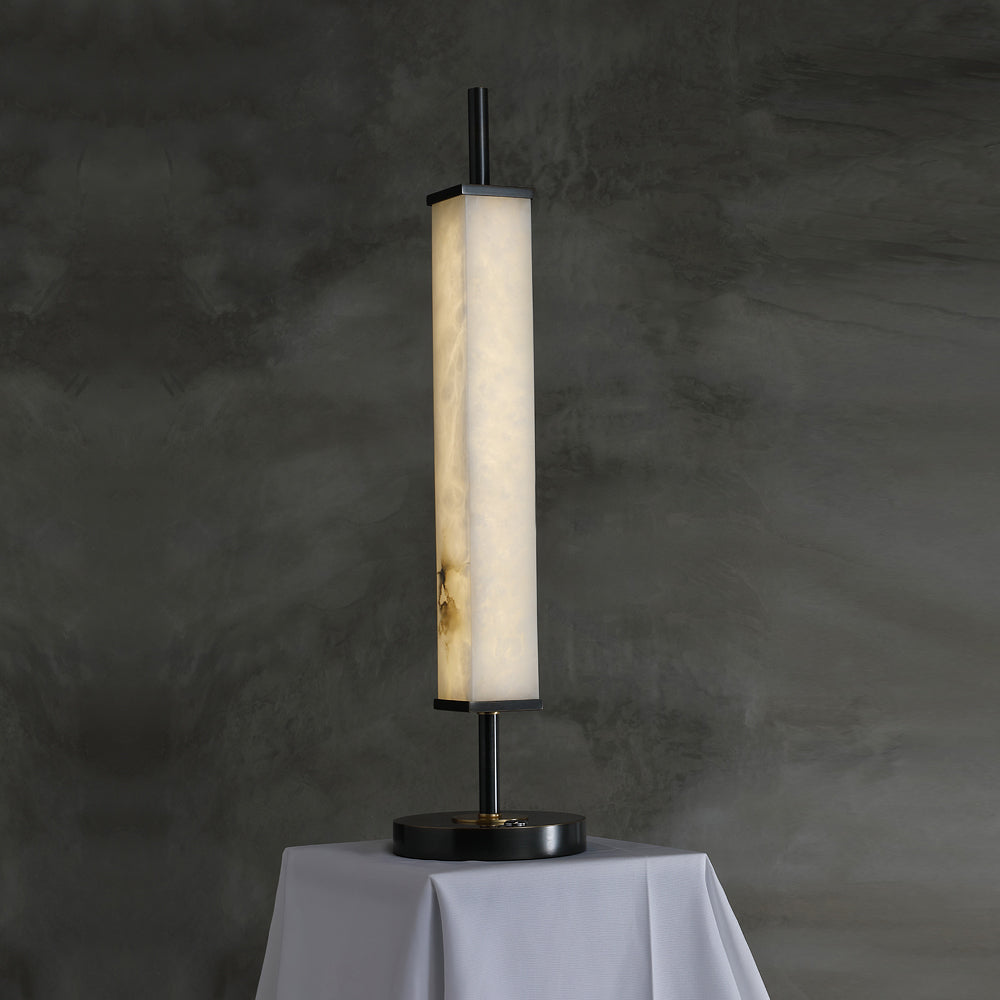 Serano Alabaster Table Lamp - Zonesus