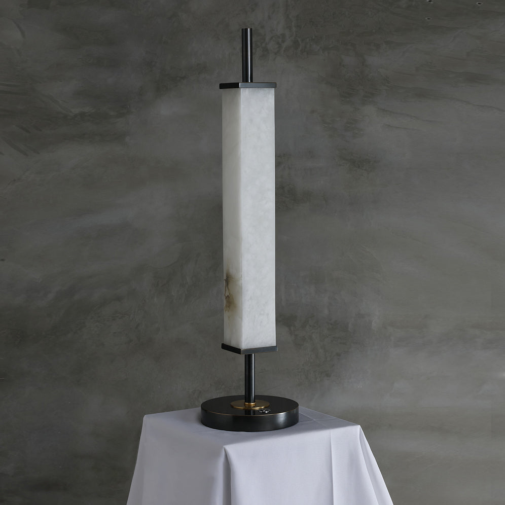 Serano Alabaster Table Lamp - Zonesus