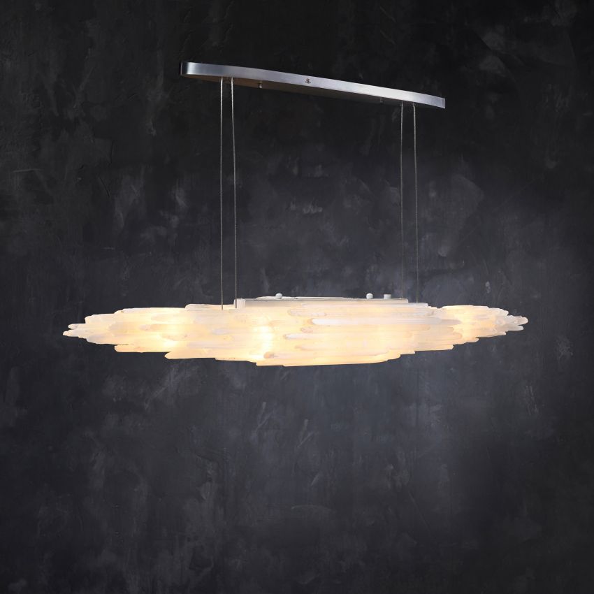 Shahida Selenite Chandelier - Zonesus