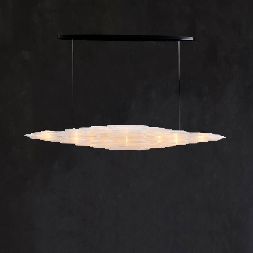 Shahida Selenite Chandelier - Zonesus