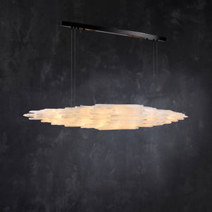 Shahida Selenite Chandelier - Zonesus