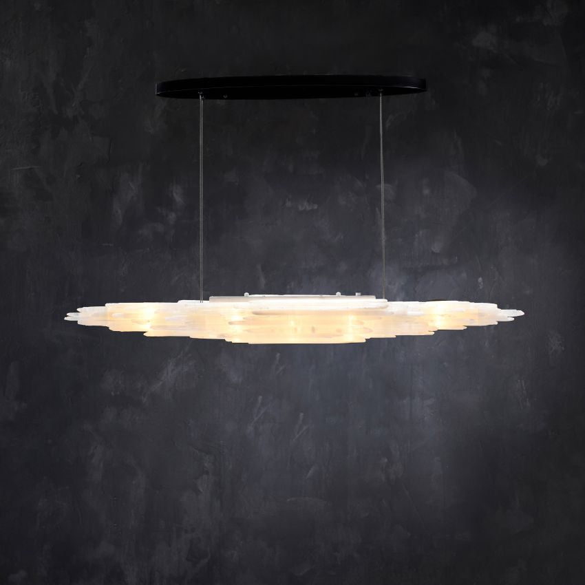 Shahida Selenite Chandelier - Zonesus