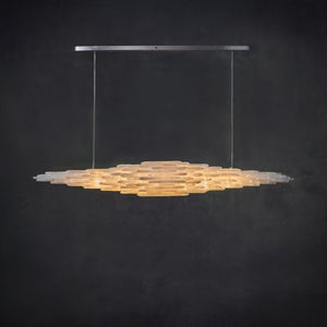 Shahida Selenite Chandelier - Zonesus