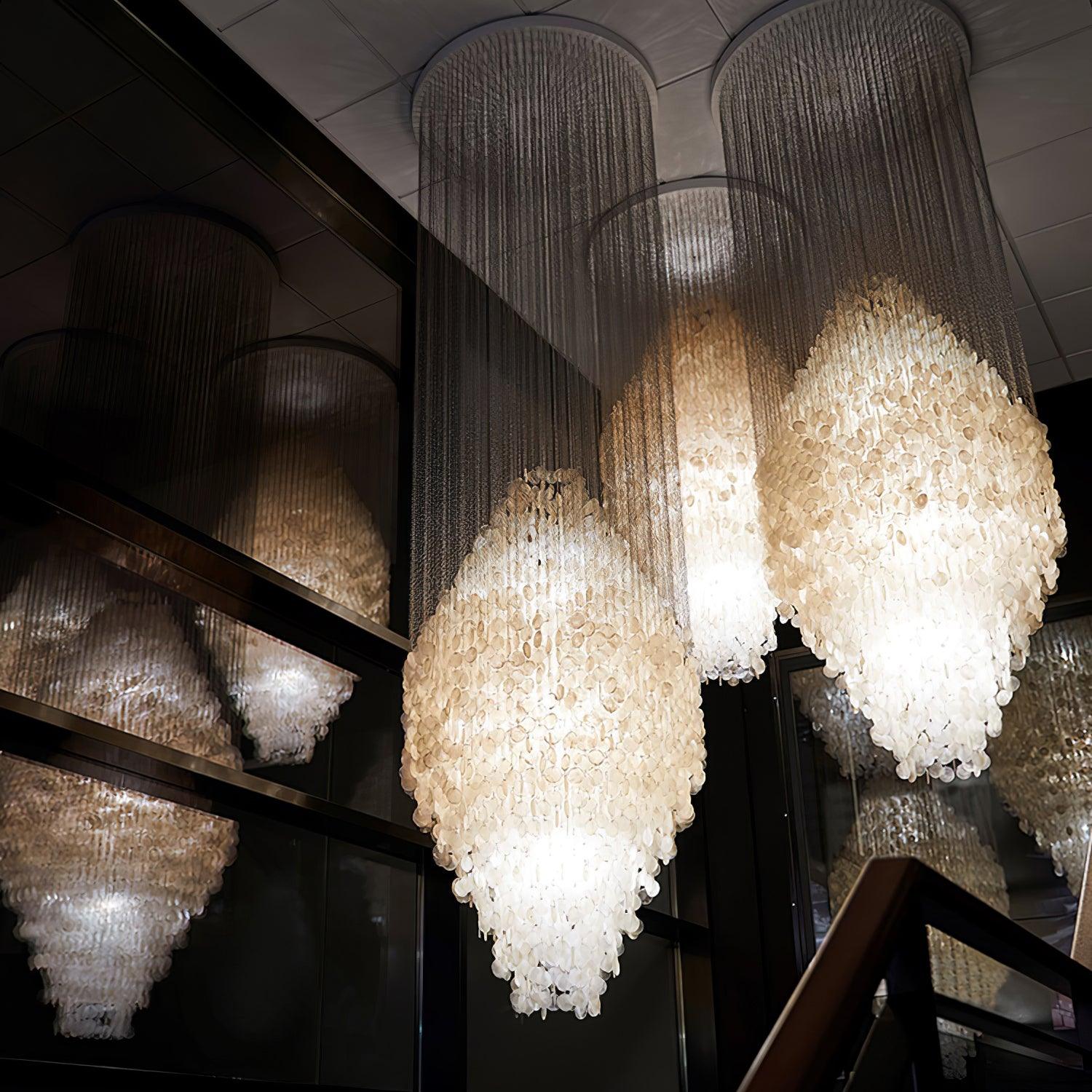 Shell Waterfall Chandelier - Zonesus