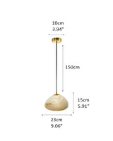G9 Nature Alabaster Pebble Mini Pendant Light 1 bulb