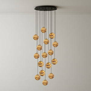 Sultana Alabaster Cluster Chandelier - Zonesus