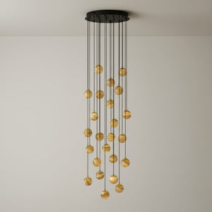 Sultana Alabaster Cluster Chandelier - Zonesus
