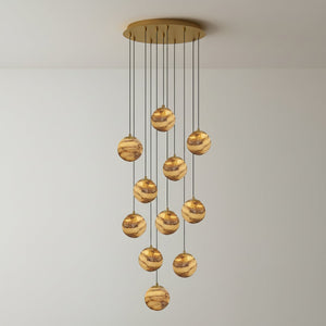 Sultana Alabaster Cluster Chandelier - Zonesus