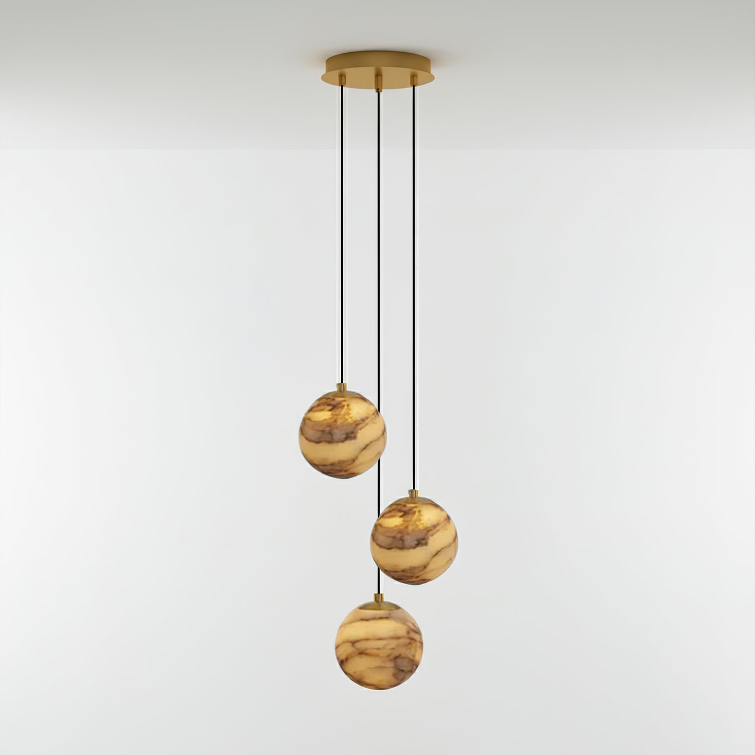 Sultana Alabaster Cluster Chandelier - Zonesus