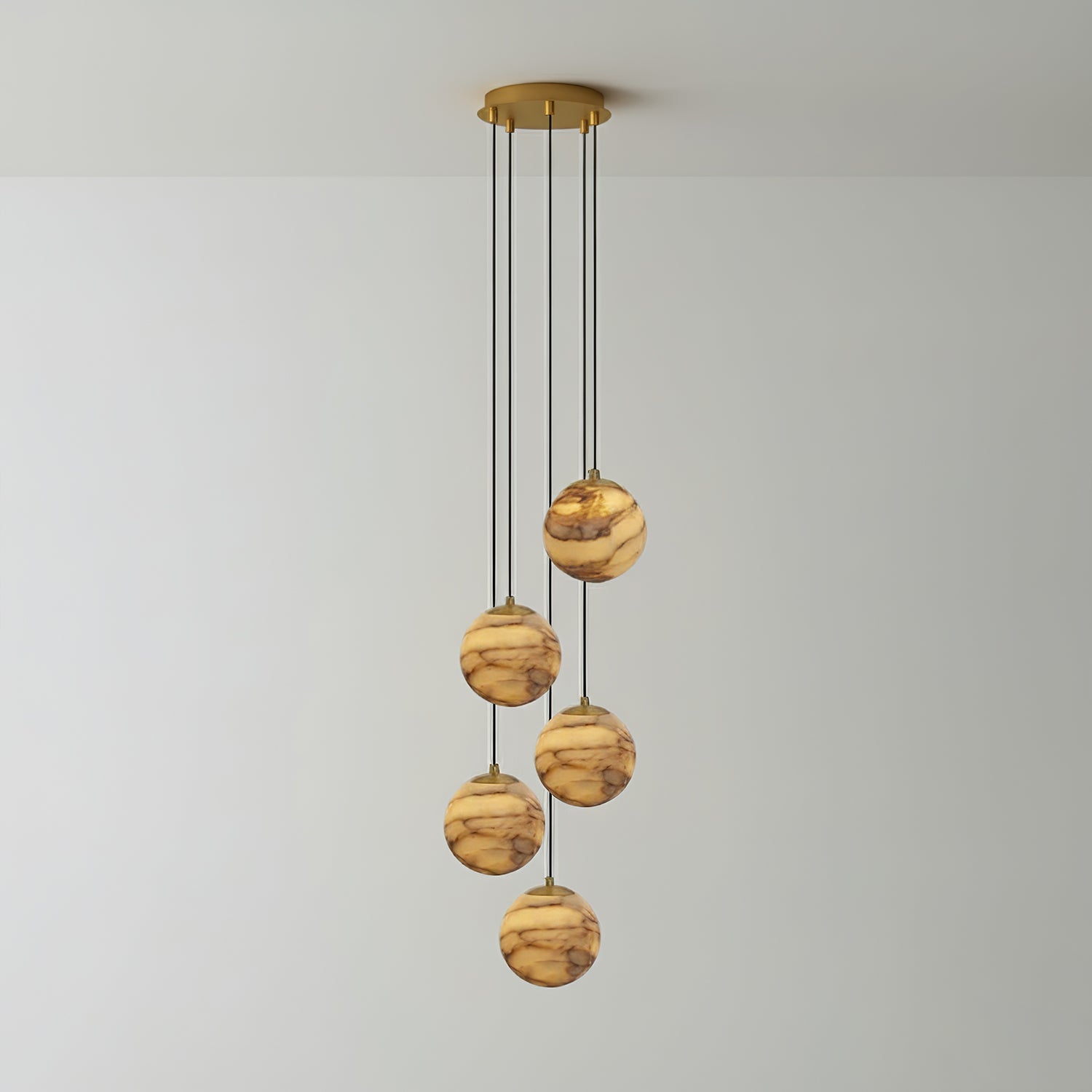 Sultana Alabaster Cluster Chandelier - Zonesus