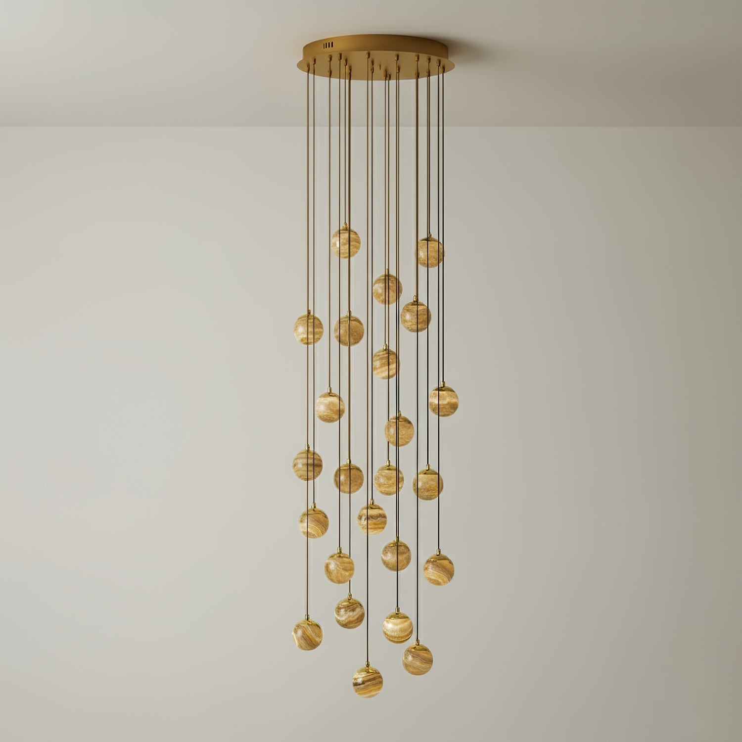 Sultana Alabaster Cluster Chandelier - Zonesus