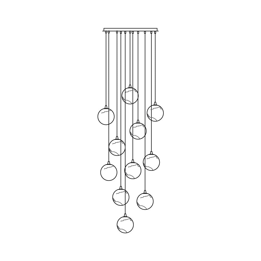 Sultana Alabaster Cluster Chandelier - Zonesus