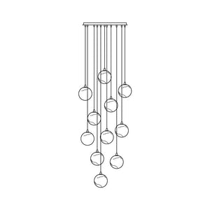 Sultana Alabaster Cluster Chandelier - Zonesus