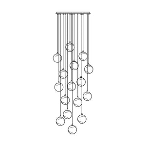 Sultana Alabaster Cluster Chandelier - Zonesus
