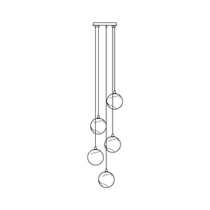 Sultana Alabaster Cluster Chandelier - Zonesus