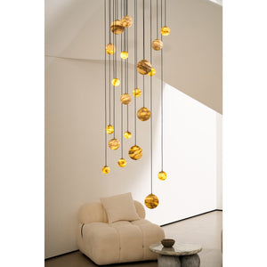 Sultana Alabaster Cluster Chandelier - Zonesus