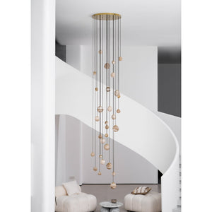 Sultana Alabaster Cluster Chandelier - Zonesus