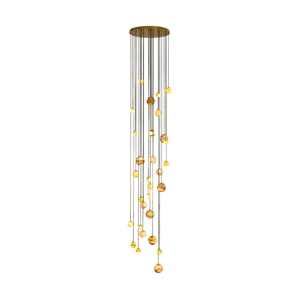 Sultana Alabaster Cluster Chandelier - Zonesus