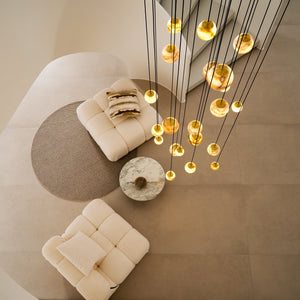 Sultana Alabaster Cluster Chandelier - Zonesus
