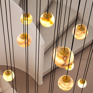 Sultana Alabaster Cluster Chandelier - Zonesus