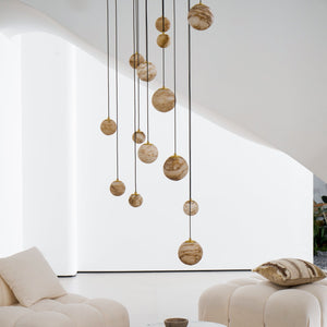 Sultana Alabaster Cluster Chandelier - Zonesus