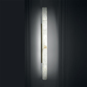 Charlene Marble Long wall sconce 46"H - Zonesus