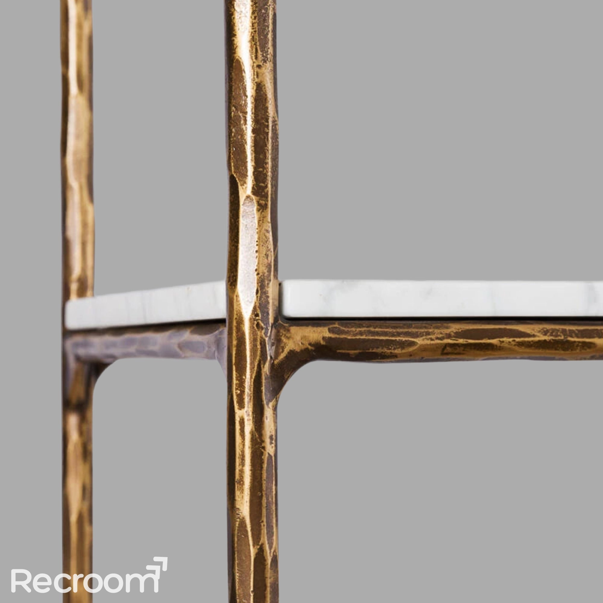 Thaddeo White Marble Shelving - Zonesus